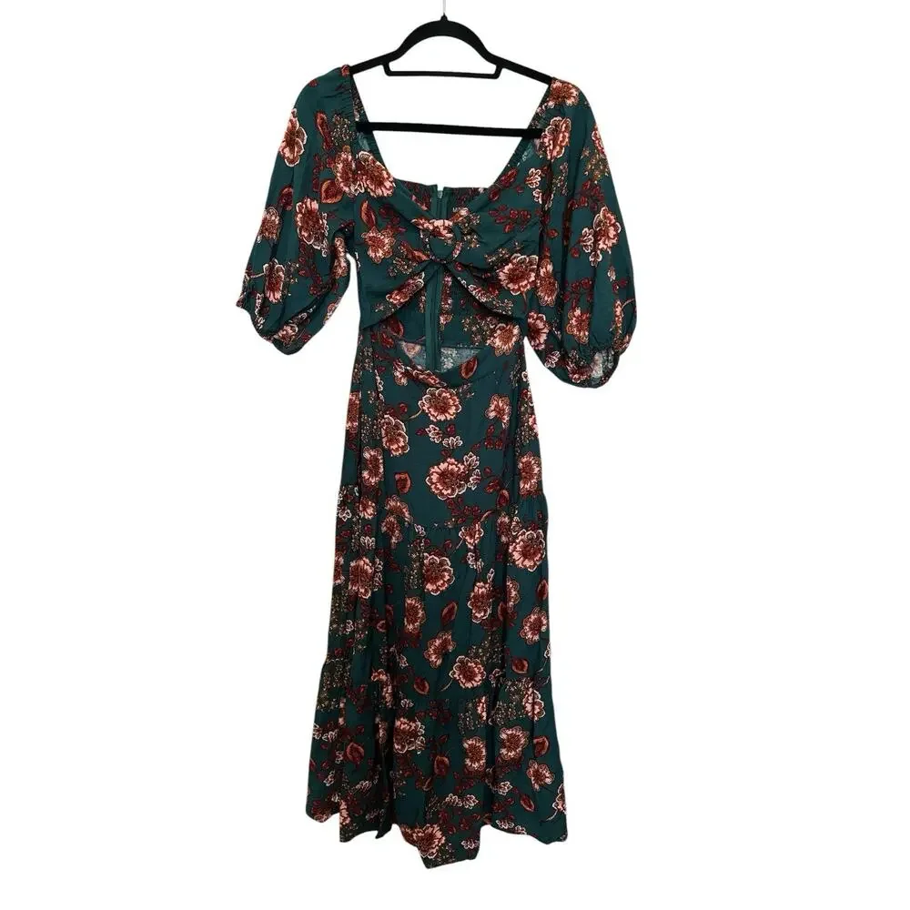 MINKPINK Olivia Midi Dress in multi-color Size XS - Picture 4 of 9